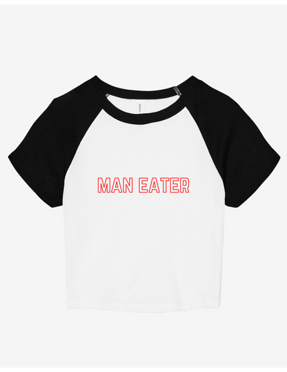 Black and White Raglan Baby Tee